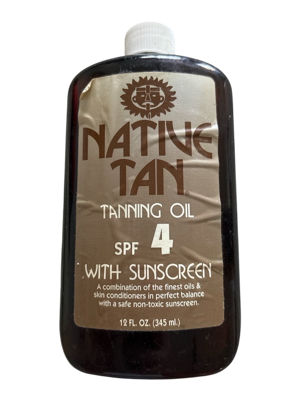 Vintage Native SPF 4 Brown Tanning Oil — Nourishing Brown Sun Care